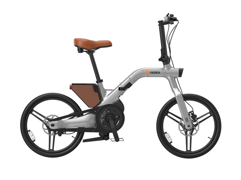 Load image into Gallery viewer, The right side of grey Innovator Electric Bike